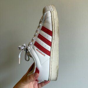 Adidas Women's Superstar 'Valentine's Day 2024' with Embroidered Detail Size 8.5